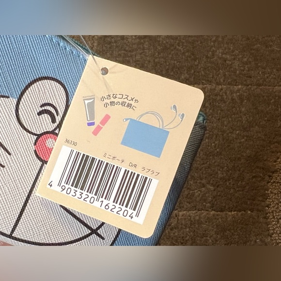 Doraemon & Mii-Chan Mini Pouch Zipper Japan Exclusive Officially Licensed Kawaii - Picture 9 of 9